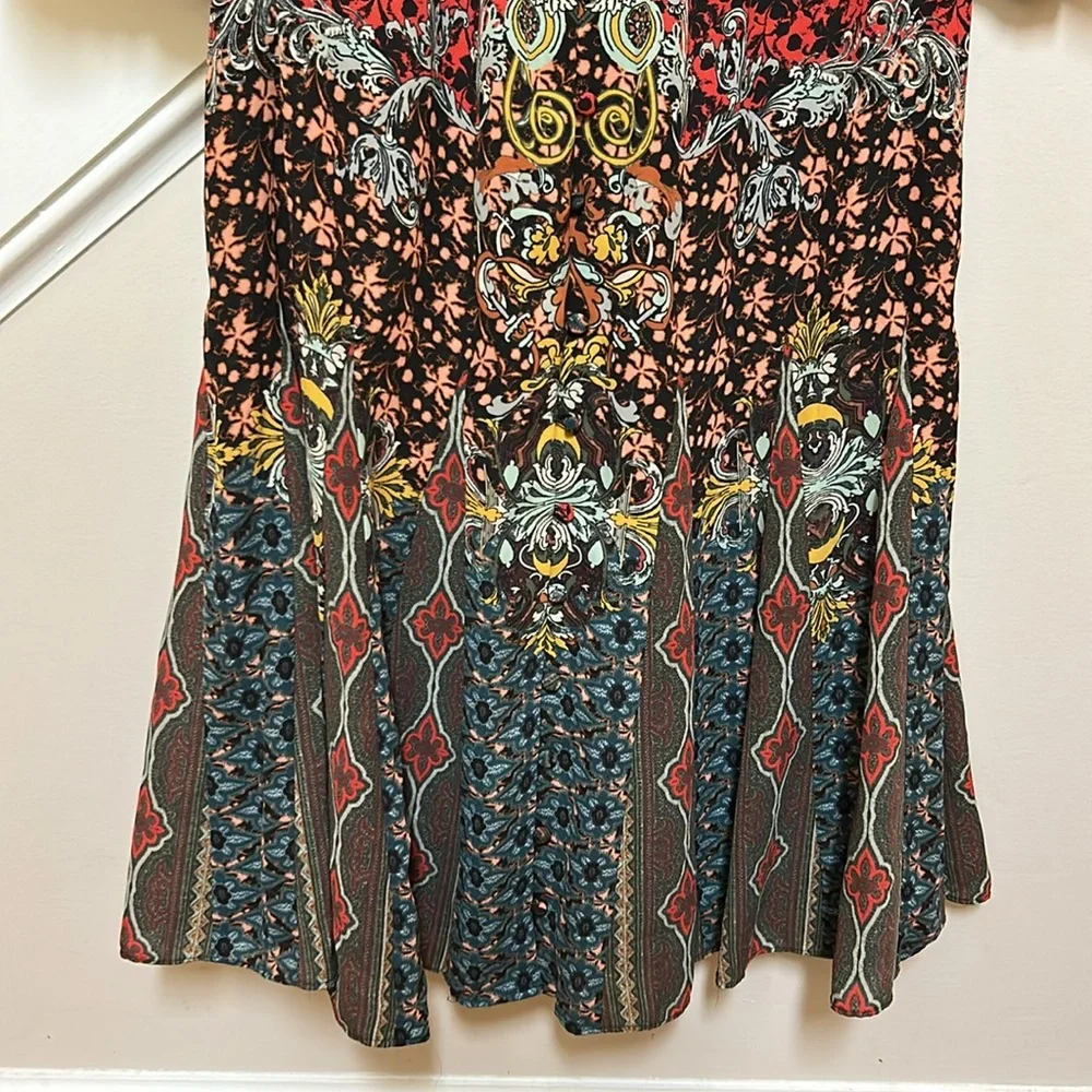 Alice + Olivia Janis Mixed Print Mini Dress - Picture 11 of 16